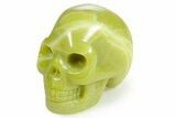 1.5" Polished Xiuyan Jade (Serpentine) Skulls - Photo 4